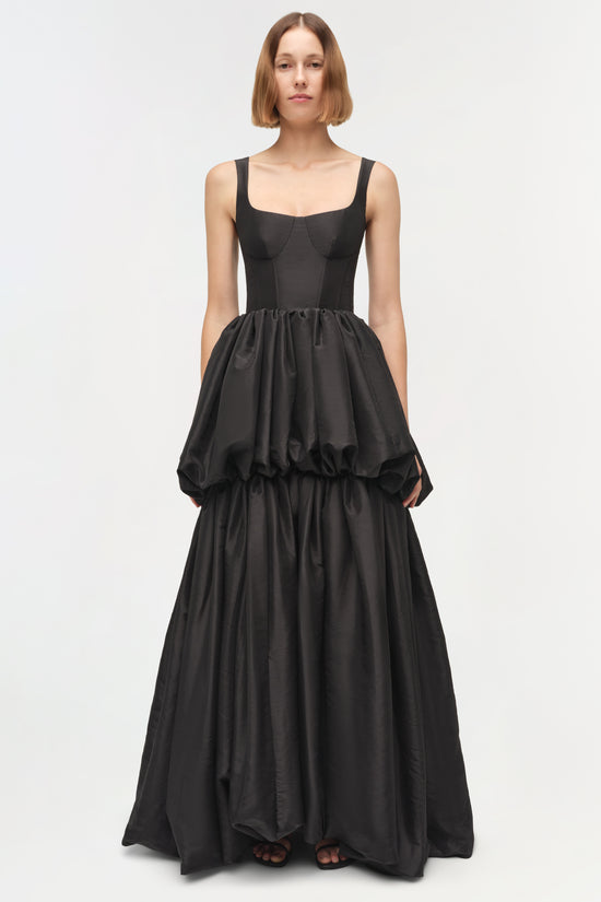 Tabitha Taffeta Tiered Bubble Dress