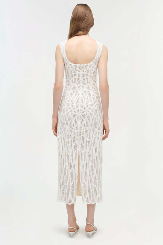 Leonora Macrame Midi Dress