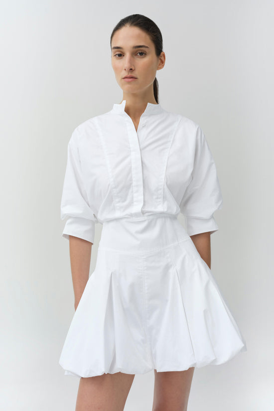Effie Cotton Bubble Mini Dress