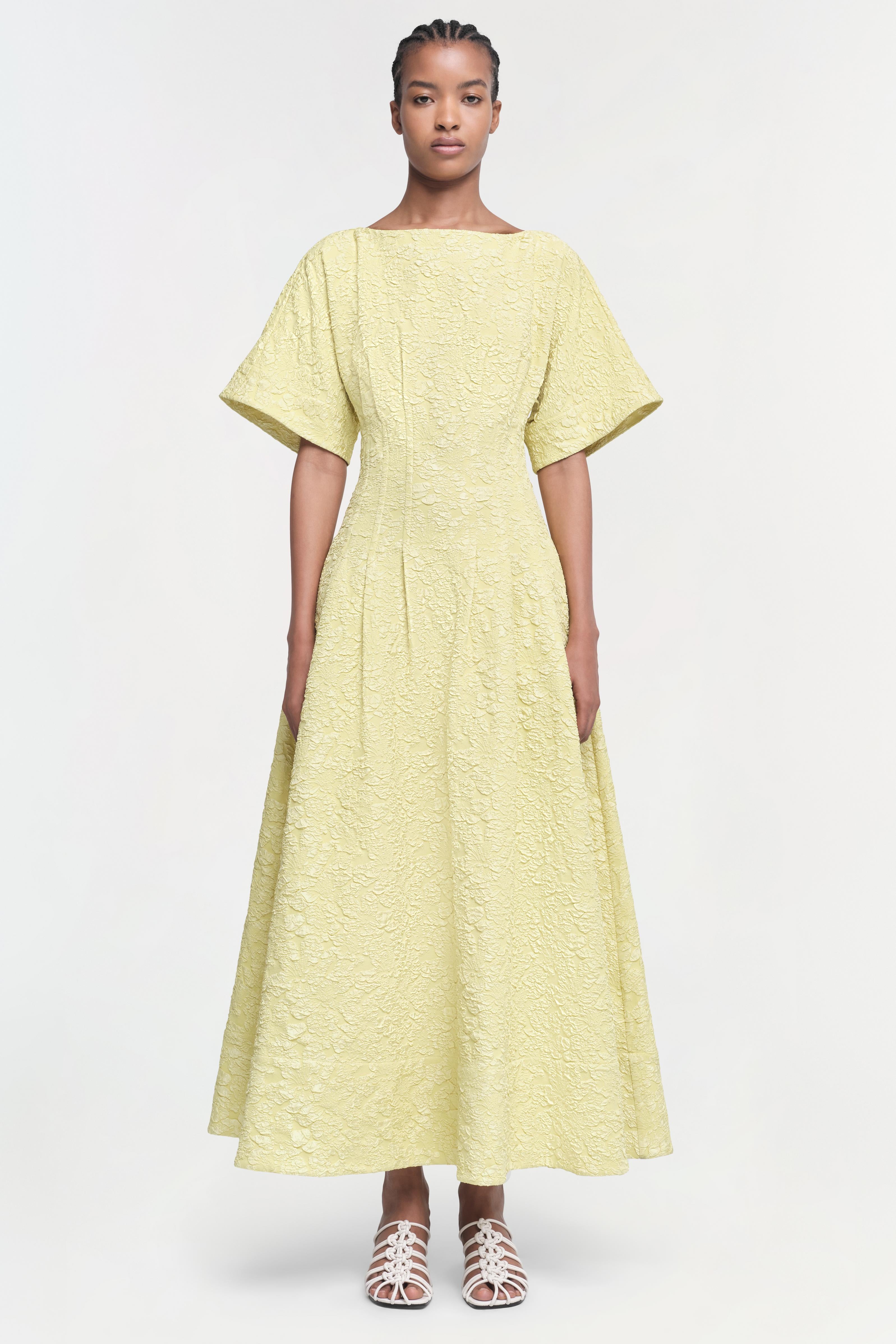 Jonathan simkhai yellow fashion dress