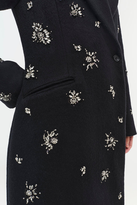 Gianni Embellished Wool Coat