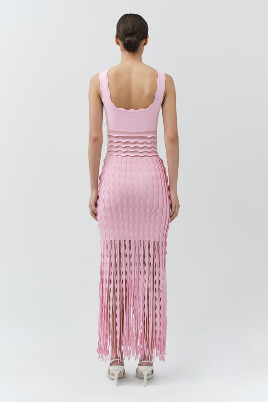 pink midi knit dress All Yours Knit Midi Dress