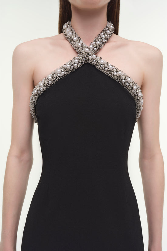 Dakota Embellished Halter Gown