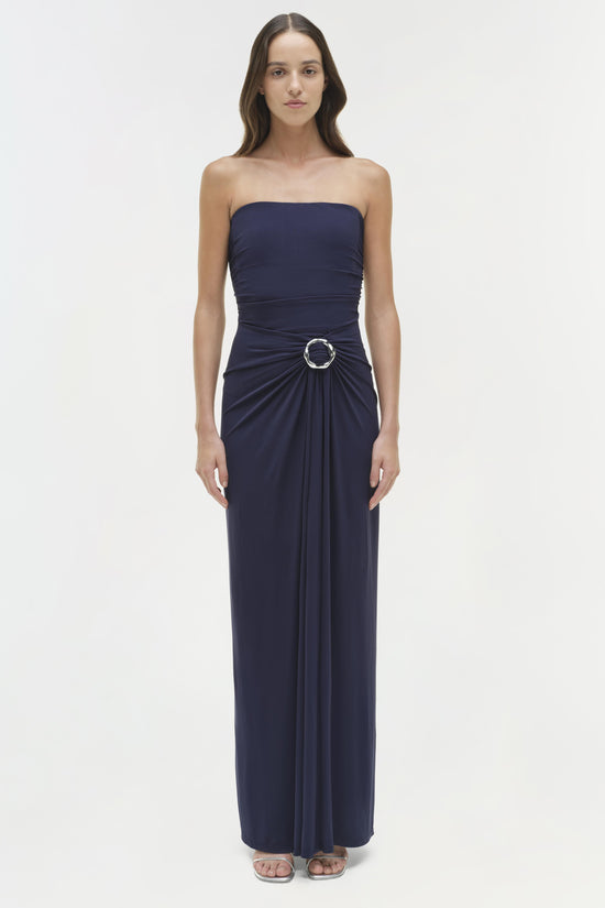 Emma Jersey Strapless Gown