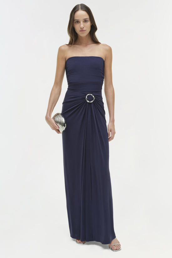 Emma Jersey Strapless Gown