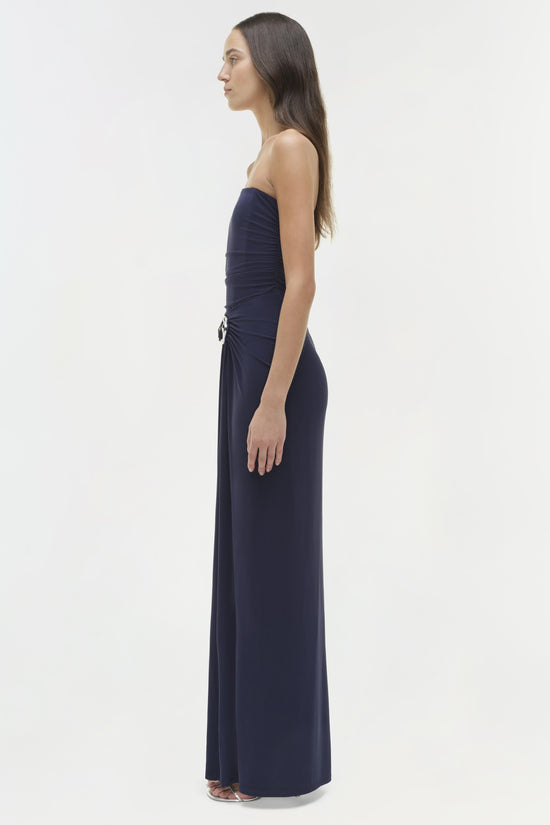 Emma Jersey Strapless Gown