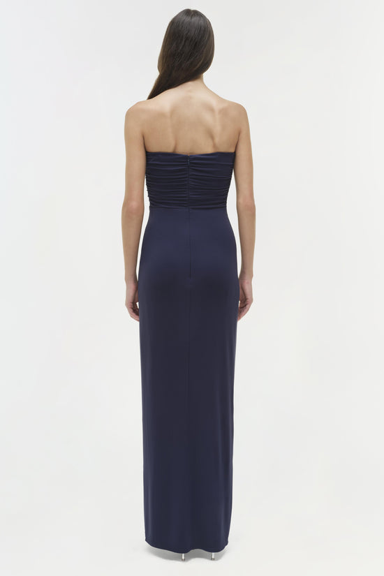 Emma Jersey Strapless Gown