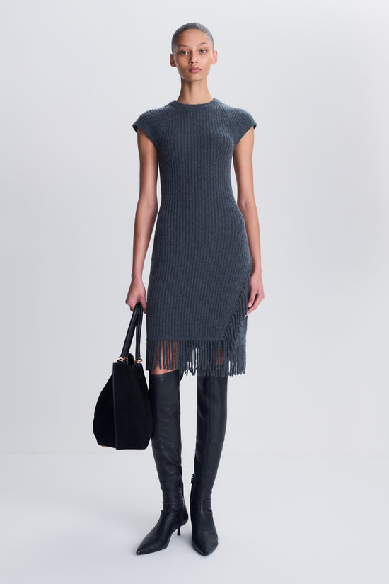 Margot Knit Fringe Mini Dress