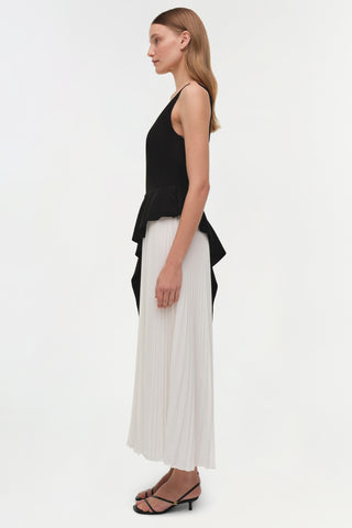 Zayla Pleated Midi Dress