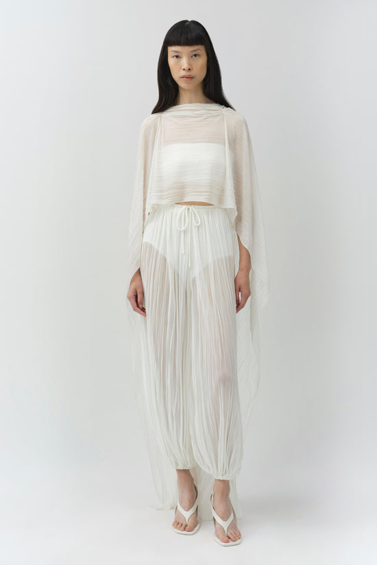 Afton Crinkle Jersey Balloon Pant