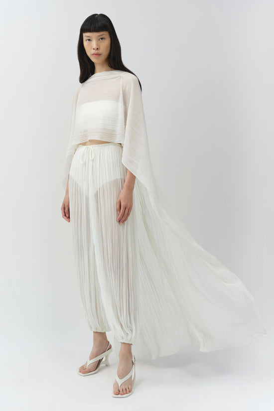 Genoa Crinkle Jersey Cape