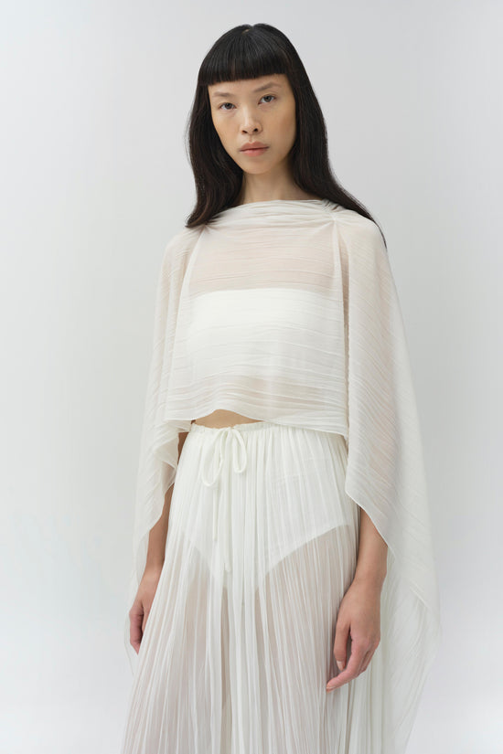 Genoa Crinkle Jersey Cape