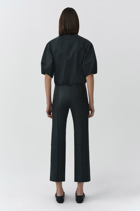 Veda Cropped Leather Pant