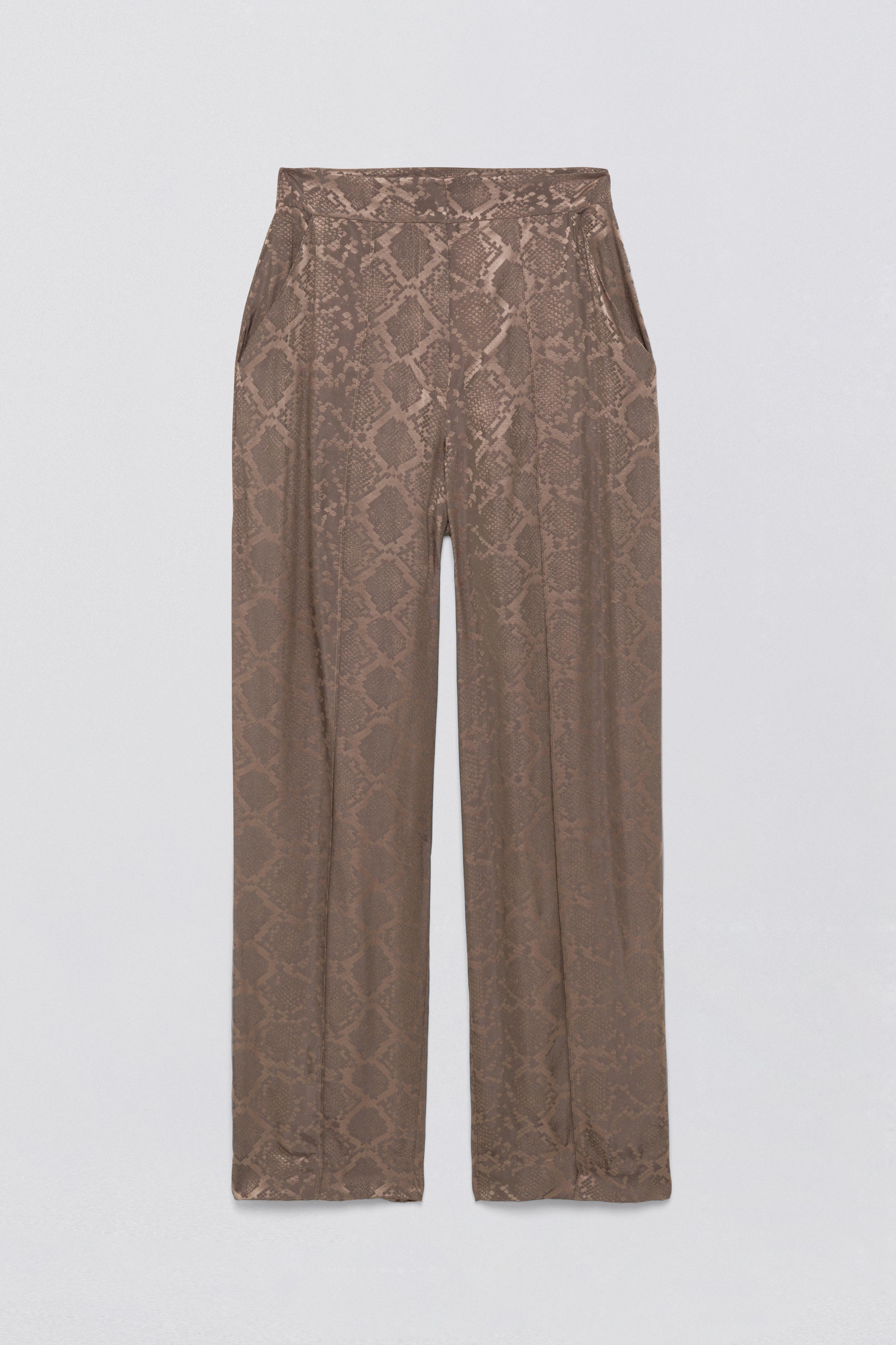 Simkhai check-print tailored trousers - Brown