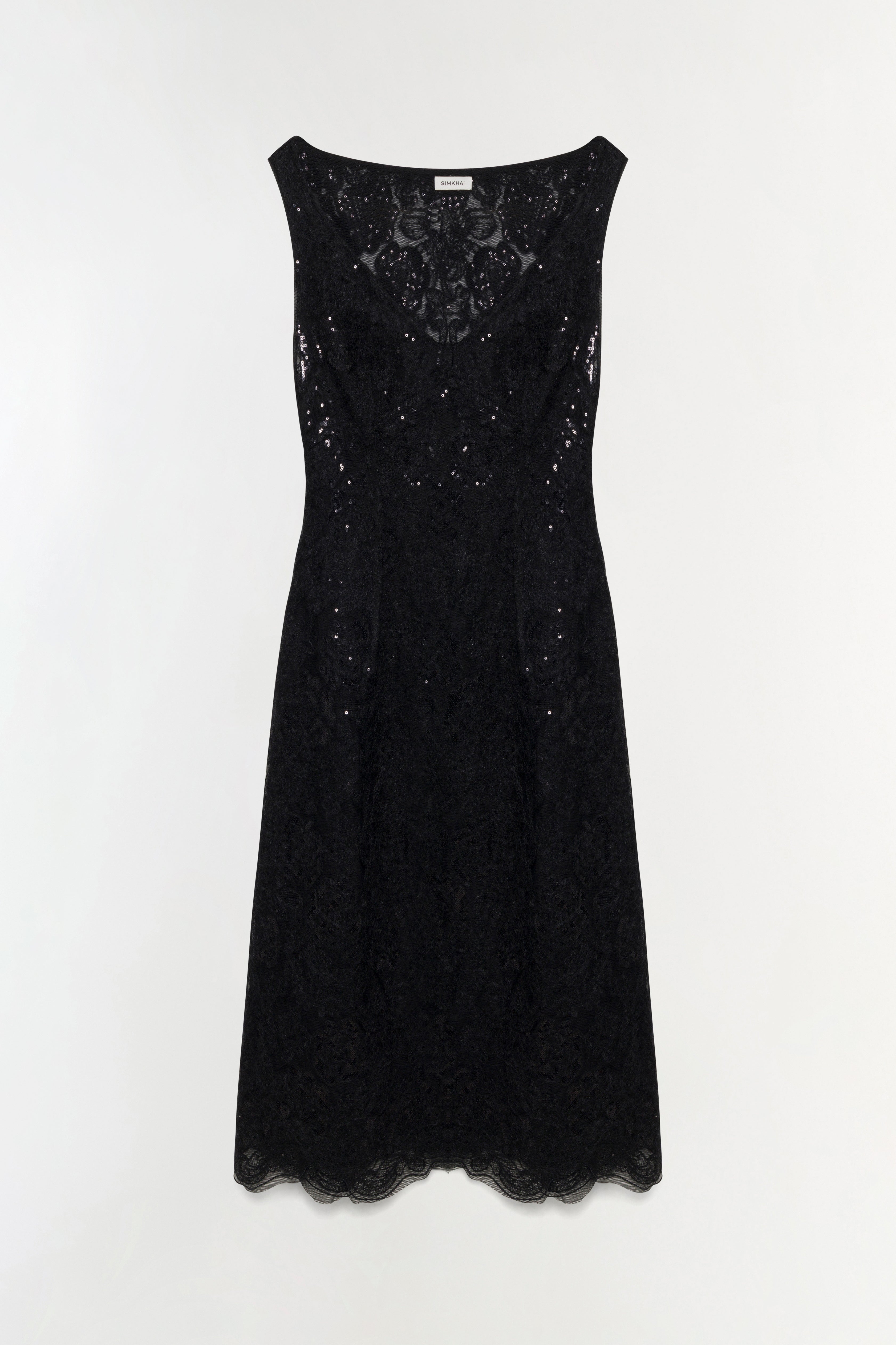 SIMKHAI Women's Delphine Embellished Lace Cocktail Dress - Black - Size 2 SIMKHAI Women's Delphine Embellished Lace Cocktail Dress - Black - Size 2