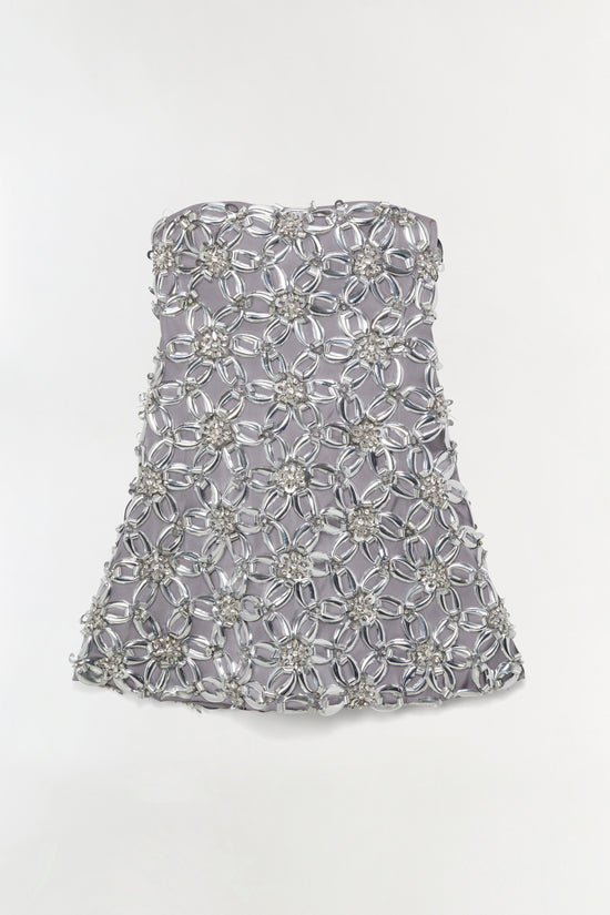 Vandelia Embellished Mini Dress