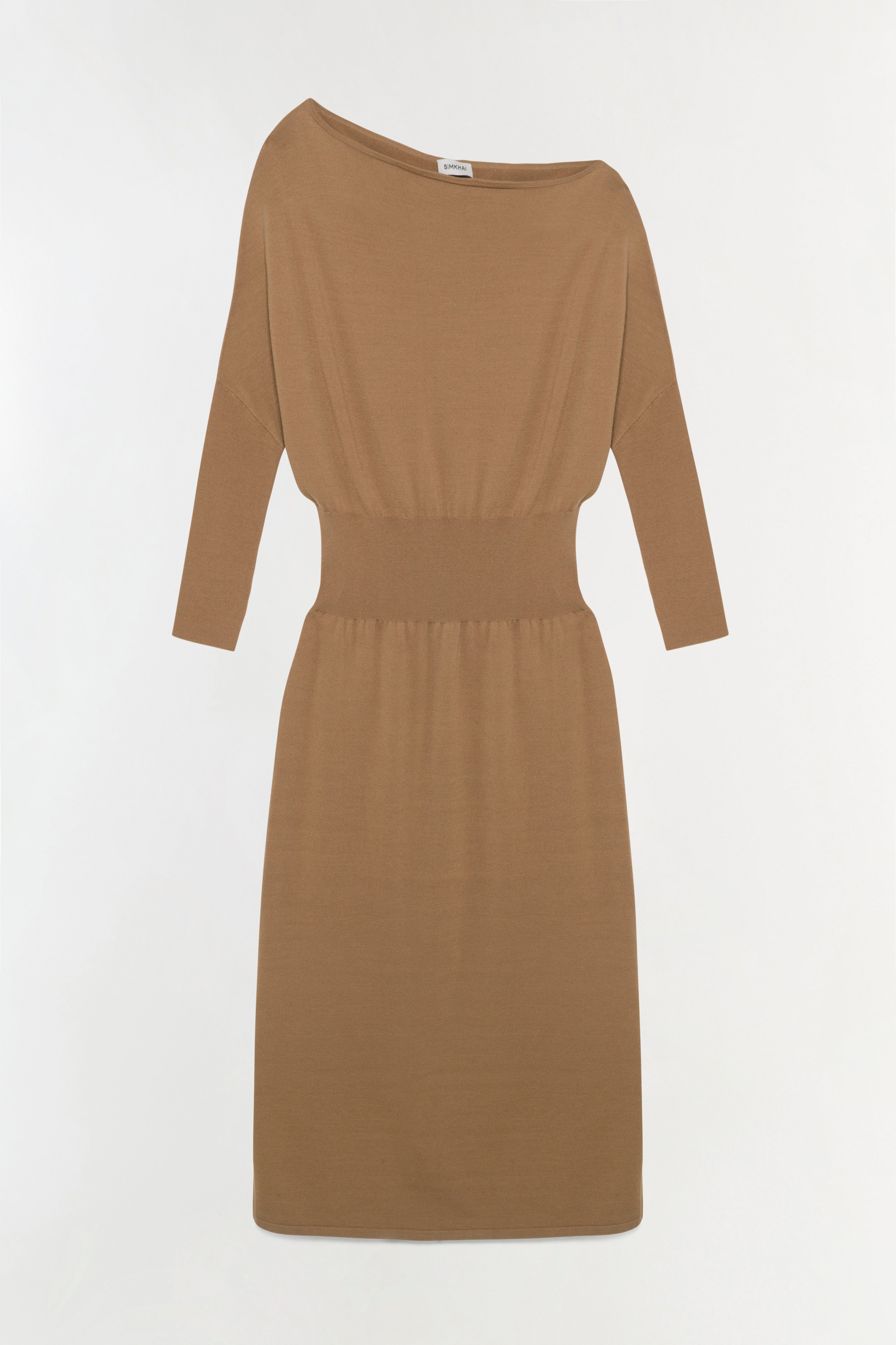 Janese Off Shoulder Midi Dress SIMKHAI Janese Off Shoulder Midi Dress SIMKHAI