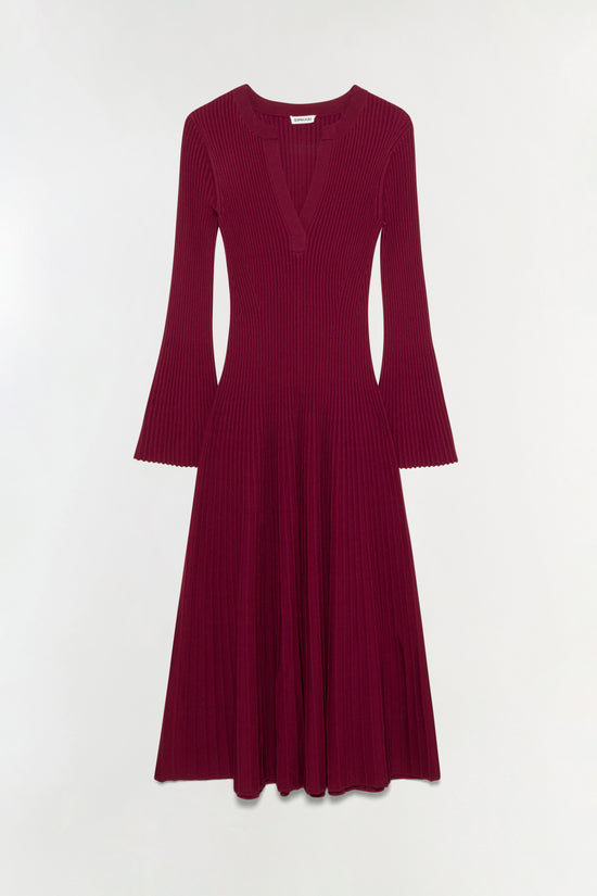 Abilene Knit Combo Midi Dress SIMKHAI Abilene Knit Combo Midi Dress SIMKHAI