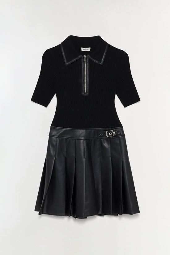 Juliette Leather Mini Dress SIMKHAI Juliette Leather Mini Dress SIMKHAI