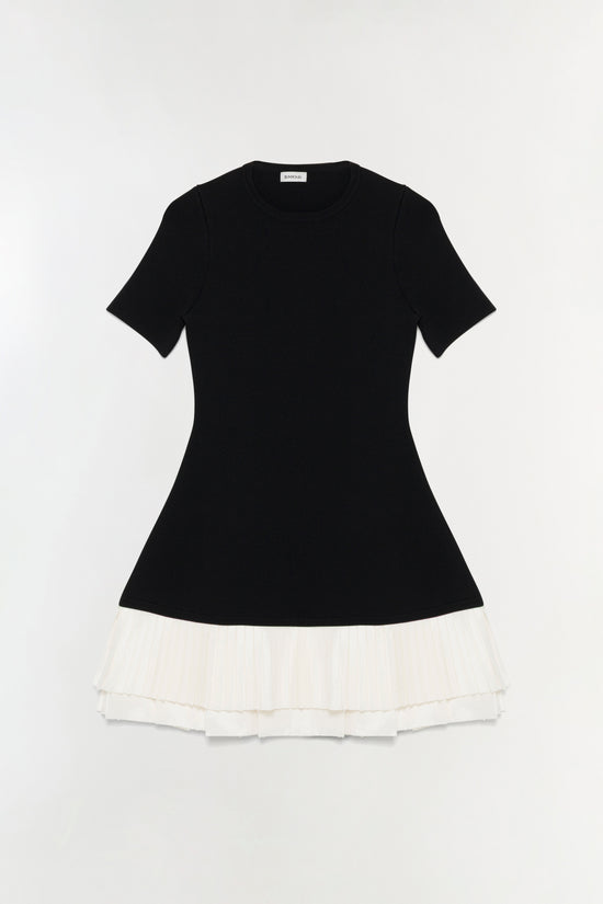 Lorin Taffeta Knit Midi Dress