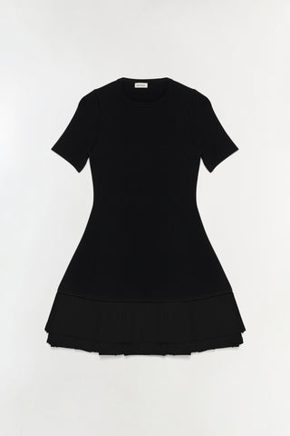 Lorin Taffeta Knit Midi Dress