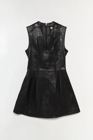 Juliette Leather Mini Dress