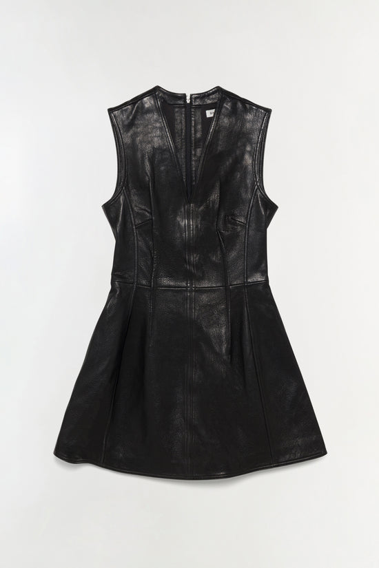 Juliette Leather Mini Dress