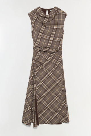 Burke Draped Midi Dress