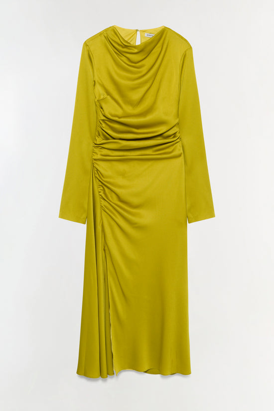 Odessa Satin Midi Dress