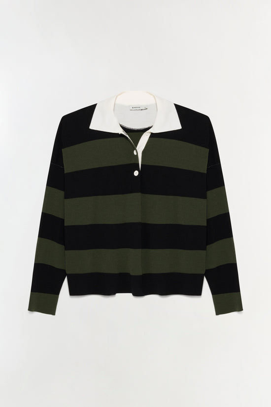 Carson Knit Rugby Polo