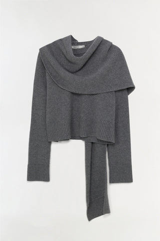 Elson Wool Cashmere Scarf Sweater