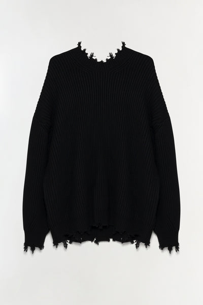 【新品未使用】Bibiy. EMILIA COLLAR KNIT BLACK KNIT｜Bibiy.