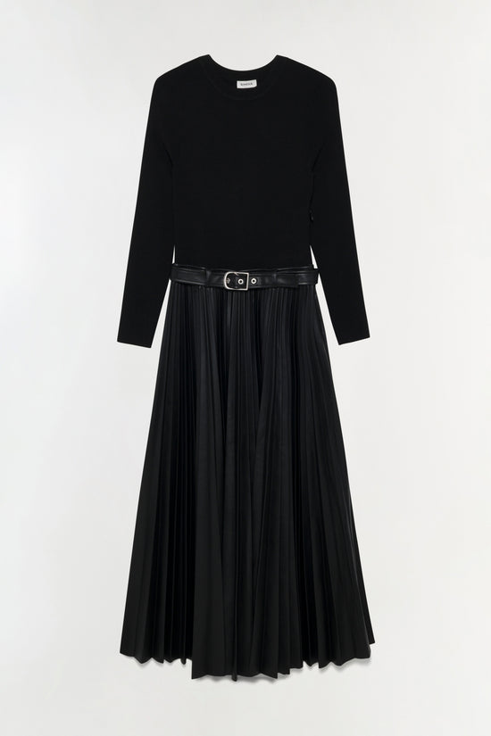 Abilene Knit Combo Midi Dress