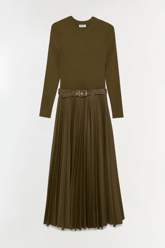 Abilene Knit Combo Midi Dress