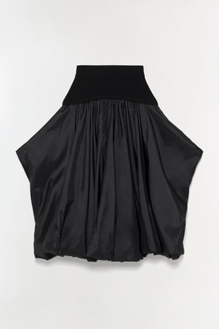 Corinn Taffeta Knit Midi Skirt