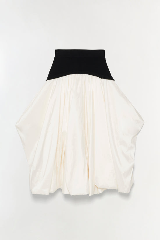 Corinn Taffeta Knit Midi Skirt