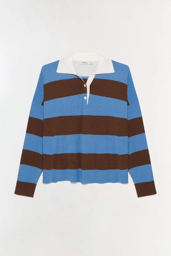 Carson Knit Rugby Polo
