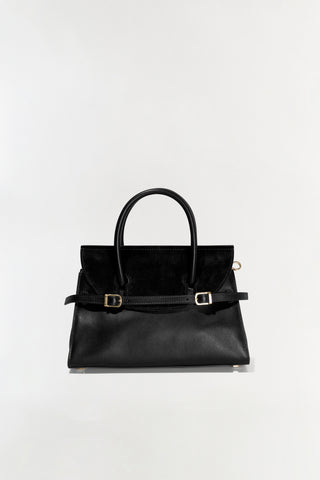 River Mini Suede Handle Bag