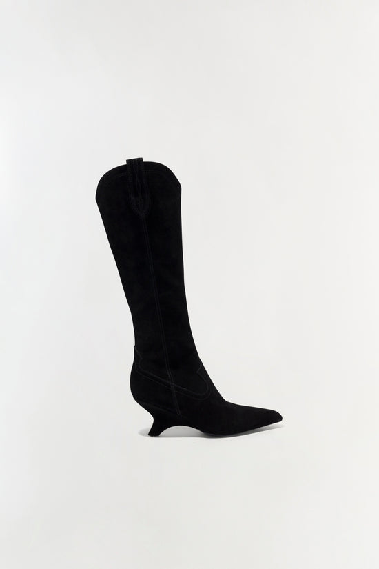 Shadow Suede Knee High Boot