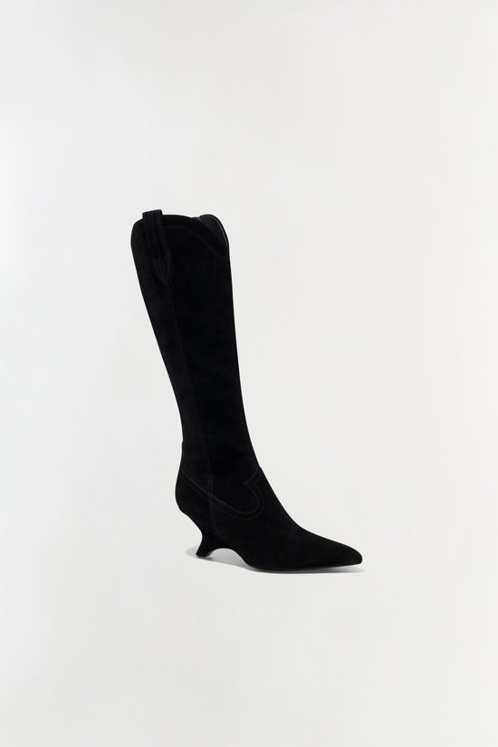 Shadow Suede Knee High Boot