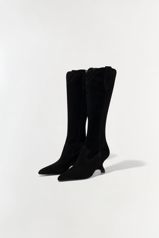 Shadow Suede Knee High Boot