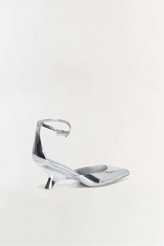 Vixen Metallic Leather Wedge