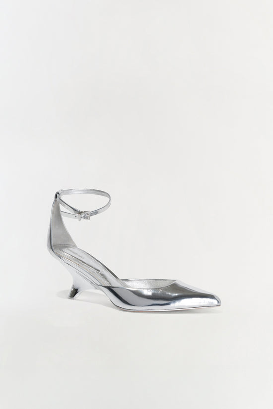 Vixen Metallic Leather Wedge