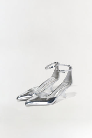 Vixen Metallic Leather Wedge