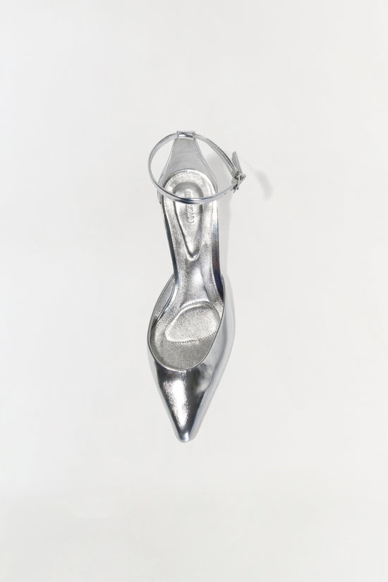 Vixen Metallic Leather Wedge