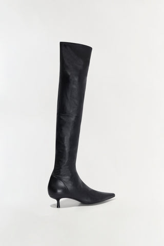 Joni Leather Over-The-Knee Boot