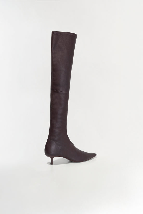 Joni Leather Over-The-Knee Boot