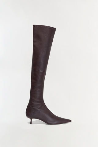 Joni Leather Over-The-Knee Boot