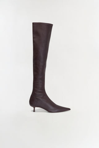 Joni Leather Over-The-Knee Boot