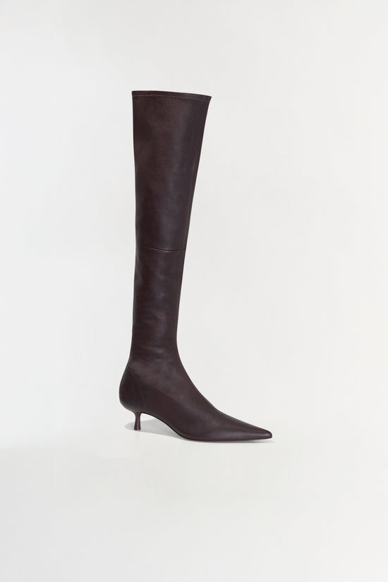 Joni Leather Over-The-Knee Boot